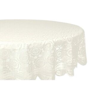 Sophisticated Cream Lace Tablecloth